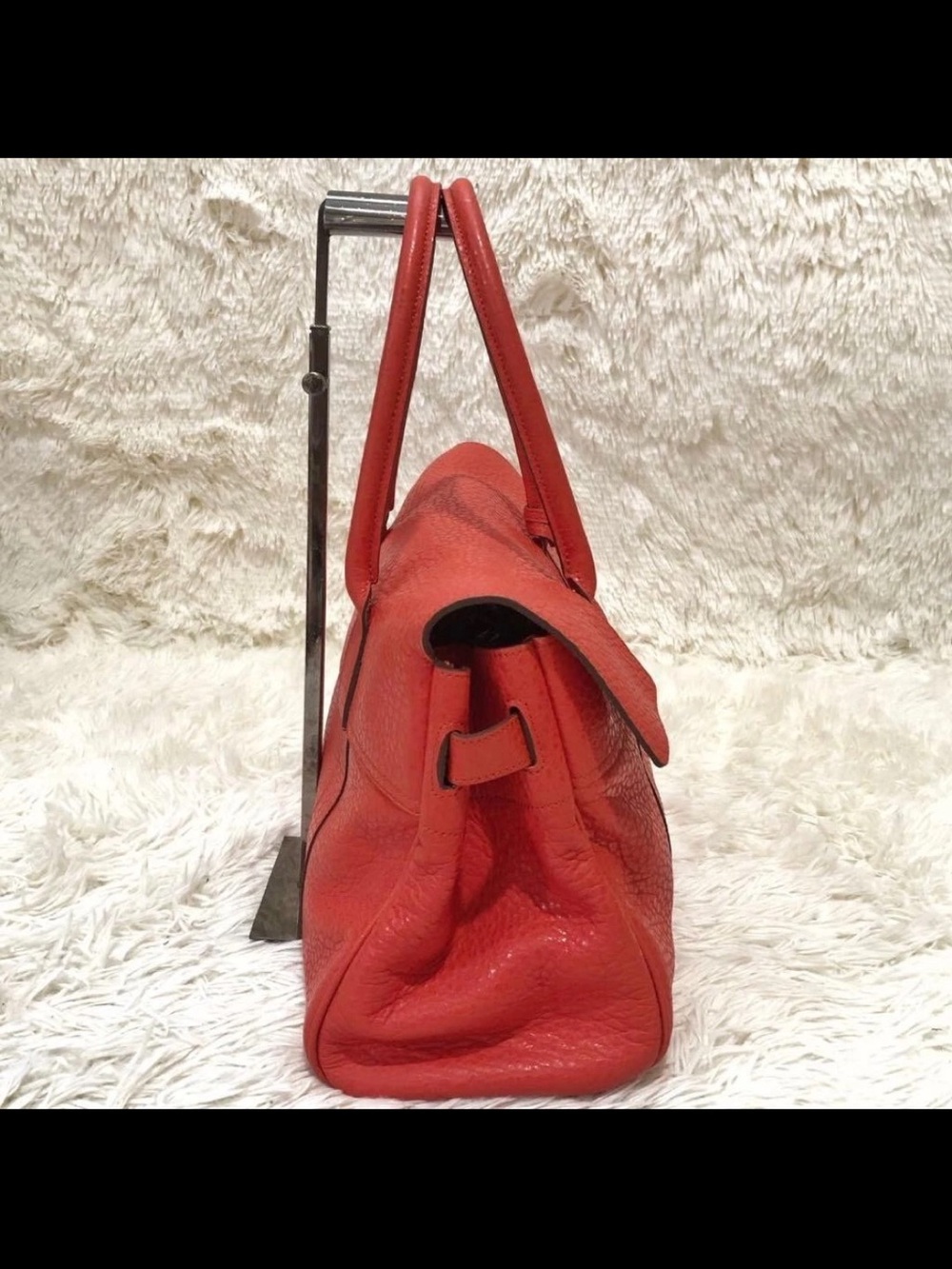 Mulberry Red Leather Bayswater Satchel - Picture 3 of 16
